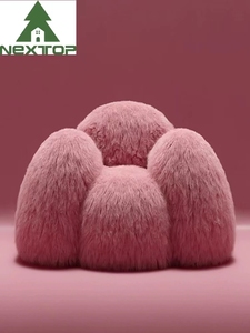 Sofá largo <span class=keywords><strong>Rosa</strong></span> estilo <span class=keywords><strong>italiano</strong></span> para niñas, sofá para sala de estar y dormitorio - Product Image 5