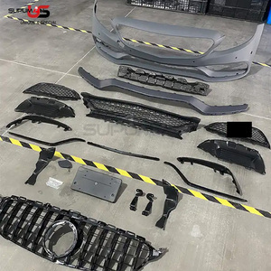 Kit de pare-chocs automatique en matériau ABS de marque SPM pour Mercedes Benz classe C w205 2015-2021 mise à niveau vers les accessoires de kit de carrosserie <span class=keywords><strong>c63</strong></span> amg gt <span class=keywords><strong>2016</strong></span> + - Product Image 2