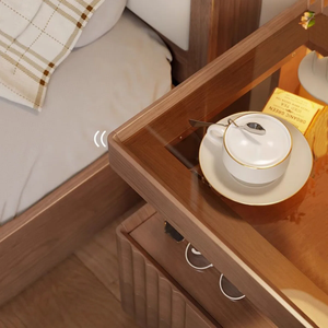 โต๊ะข้างเตียง OEM เฟอร์นิเจอร์บ้าน เวียดนาม เฟอร์นิเจอร์ห้องนอนทันสมัย ผลิตจากไม้คุณภาพสูง รุ่น BEDSIDE TAB MD10 - Product Image 4