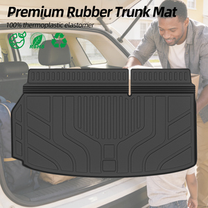 Tapis de coffre TPE sur mesure <span class=keywords><strong>pour</strong></span> Chevrolet Chevy Traverse 2024-2026, GMC Acadia et Buick Enclave 2025 – <span class=keywords><strong>Plateau</strong></span> de protection de chargement 3D à balayage laser - Product Image 3
