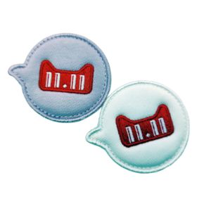 Patch brodé personnalisé 3D en sergé tissé à la machine, éco-responsable, thermocollant, à coudre, avec crochets et boucles, auto-adhésif - Product Image 6