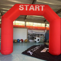 Arche gonflable personnalisée pour compétitions sportives, événements publicitaires et promotion de camping avec affichage du logo