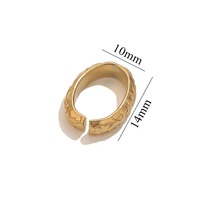 Accessoires de bijoux en acier inoxydable, anneau de saut ovale en forme d'oeuf pour bracelet et collier