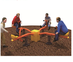 Popular Balancín de Acero Galvanizado Yonglang para Cuatro Niños, Equipo de Diversión para Exteriores con Capacidad de 100 kg para Recreación al Aire Libre - Product Image 1