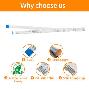 Kabel FFC Fleksibel Tipis Tipe A/B Kustom, Panjang 8PIN, Kabel FFC Baru - Product Image 6