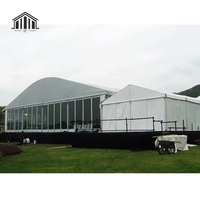 Tentes d'entrepôt pour événements en aluminium et PVC, imperméables et ignifuges, sur mesure, fournisseur d'usine