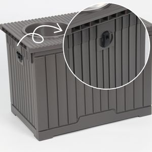 Köpek Maması Saklama Kabı ve Mama Kabı - Komple Evcil Hayvan Besleme İstasyonu Seti |   Dayanıklı Yapı |   Pratik Tasarım - Product Image 4