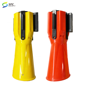 Eventi sportivi pubblici aree pericolose controllo della folla parcheggio sicurezza traffico cono Topper cono montato retrattile cintura barriera - Product Image 2