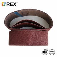 Sabuk Amplas Alumina Coklat REX 75x457mm Bersertifikasi ISO9001 BSCI untuk Mesin Gerinda Logam dan Kayu
