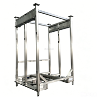 Fabrication sur mesure de tôlerie en acier inoxydable, prototypage rapide, support d'équipement soudé, cadre de support d'équipement en tôle