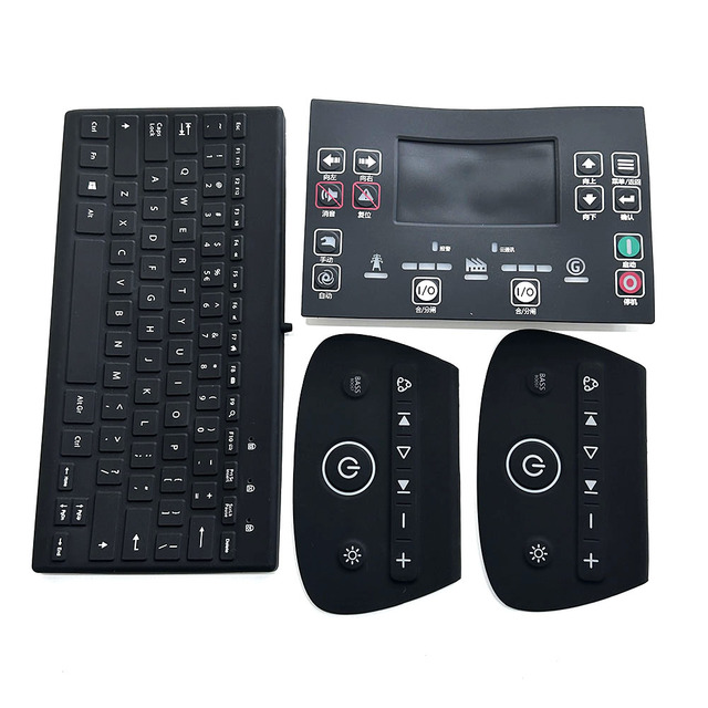 OEM/ODM Custom Silicone Keypad with Low Profile Design Durable and Waterproof Silicone Keypad