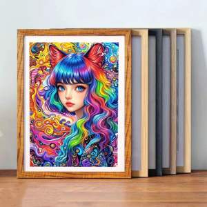 Cadres photo en bois massif moderne A4 A3 12x16 16x20 montage mural affiche affichage cadre photo en bois pour sujets de nature morte - Product Image 1