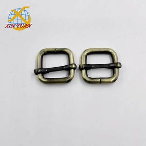 Boucle de ceinture réglable en gros, accessoires de quincaillerie, boucle carrée en métal de 20 mm pour <span class=keywords><strong>sac</strong></span>, laiton antique/argent Xinyuan - Product Image 4