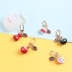 พวงกุญแจรูปแมวนำโชคปีใหม่จี้กระเป๋าเป้สะพายหลังรูปกระดิ่งแมวของขวัญสำหรับคู่รักของประดับสุดสร้างสรรค์ - Product Image 1