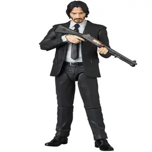 NEW OEM Customized PVC Resin Toys HIGH Quality Action & Toy Q Edition Thunder Movability Movie Figures John Wick