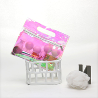 Trousse de toilette de voyage en PVC couleur avec fermetures à glissière accessoires de voyage à main pochette cosmétique sacs de maquillage pour hommes et femmes