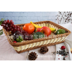แม่พิมพ์ตะกร้าเก็บของหวายพลาสติก 40x30x8 ซม. สำหรับงานฉีดขึ้นรูปสิ่งของจำเป็นในชีวิตประจำวัน - Product Image 2