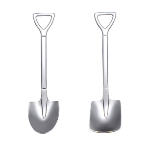 Cuchara para mezclar postres de acero inoxidable 304 con forma de pala, ¡gran éxito de ventas! - Product Image 1