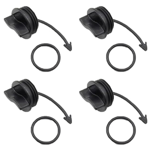 4PCS Bouchons de vidange et joints toriques noirs compatibles avec SeaDoo Spark RXT GTI GTX Wake pour GTI GTR GTX RXPX RXT <span class=keywords><strong>RXTX</strong></span> - Product Image 1