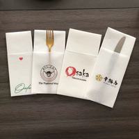 Serviettes de table Serviette en lin avec logo Serviettes en papier jetables Airlaid