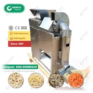 Popular máquina peladora de maíz, arroz, trigo, maíz pequeño para descascarar seco y húmedo, descascarillado, gramo negro, mijo, lentejas, haba ancha