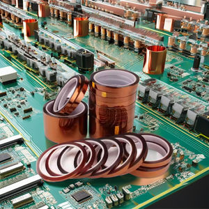 Lembaran Kertas Transfer Tahan Suhu Tinggi Lebar 2-Inci, Pita Panas Thermo <span class=keywords><strong>PI</strong></span> Silicone Capton, Pita Poliimida PET Die Cut - Product Image 2