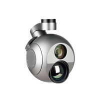 Q30TIR Pro Zoom optique 30x 1280x1024 Double capteur EO IR Suivi d'objets Gimbal pour drone Pod Psy168 en alliage d'aluminium