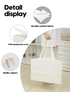 Rigid Hanger Organizer Bags with Lid Triangle Hanger <b>Storage</b> Organizers for Closet Laundry Room - Product Image 4