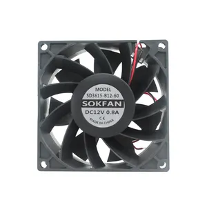 OEM SD3615-B12-60 0.8A 9238 12v dc brushless axial fan 92x92x38 small silent cooling fan cabinet dedicated cooling fan