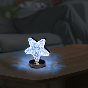 Bán Nóng! Thiết kế mới! Đèn bàn Led điều khiển cảm ứng, sạc lam với mặt trăng, ngôi sao, trăng tròn và mô hình hình thoi. - Product Image 2