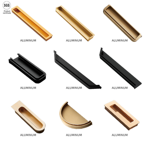 Nhà Máy Bán buôn giá tốt đồ nội thất nhôm hồ sơ kéo xử lý nhà bếp ngăn kéo knobs tủ xử lý - Product Image 3