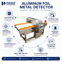 Détecteur de métaux à convoyeur en aluminium, machine de détection de métaux avec traitement numérique du signal (DSP), acier inoxydable 304