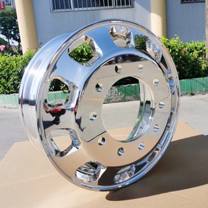 22.5X8.25 トラック・バス専用鍛造アルミ合金ホイール 特殊エアホール カスタマイズ表面研磨 10穴 - Product Image 4