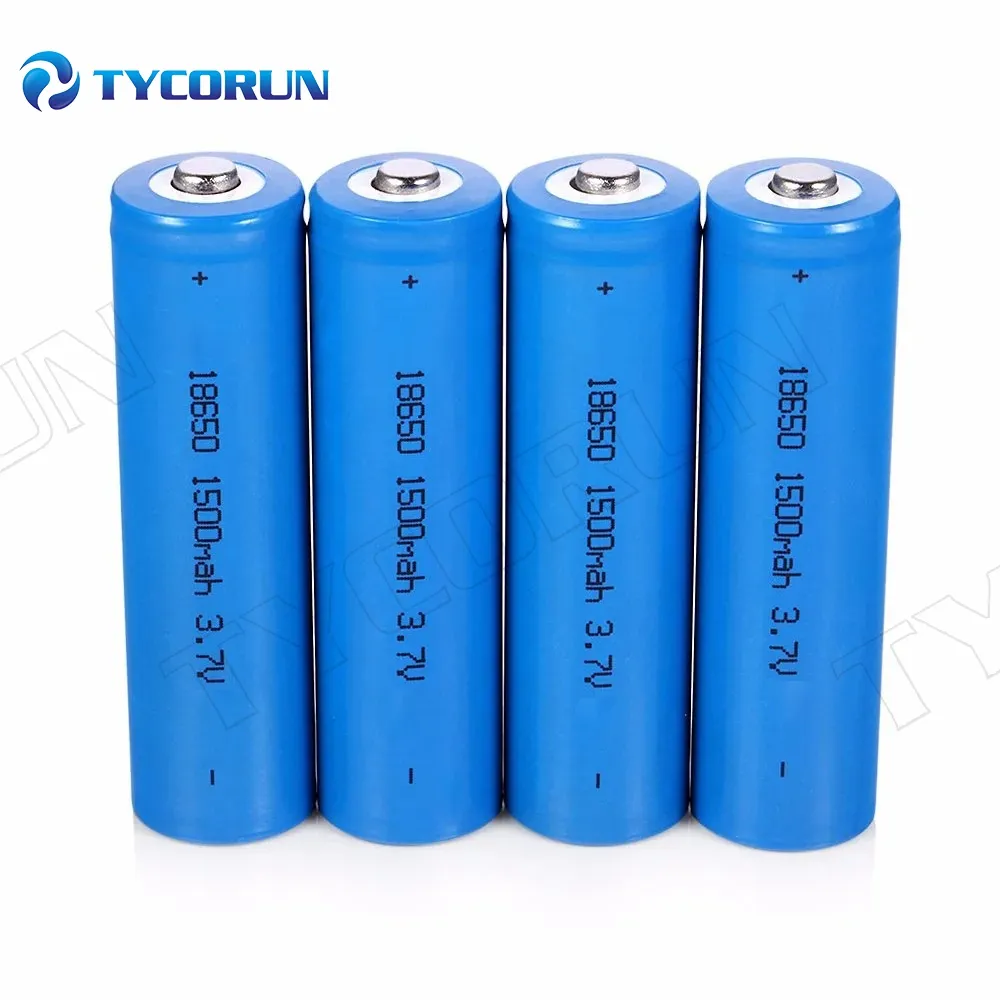 Tycorun high capacity rechargeable li-ion batteries 18650 lithium ion battery cells 3.7v lithium ion 18650 battery