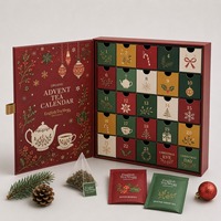 Calendario dell'Avvento Personalizzato a Forma di Libro in Carta Rigida Premium con Stampa, Confezione Regalo per Gioielli con 12 Giorni di Conto alla Rovescia per Natale