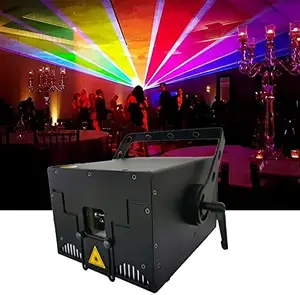 Proyector láser de animación RGB controlable, DMX, 5W, DJ, discoteca, Bar, Club, fiesta, iluminación