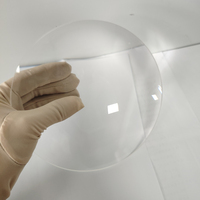 Dia 162mm Plano Convex Lens Optical Glass Large Size Lens Multi Layer Coated AR Custom OEM ODM for Telescope Optics Instruments
