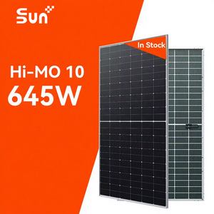 Panel Solar SUNPLUS de 630W Monocristalino de Media Celda, Bifacial, con Certificación TUV, 22.5% de Eficiencia, Tipo N, en Stock - Product Image 1
