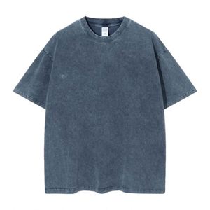 Design Custom 260GSM Heavyweight Cotton Oversized Vintage T-<b>Shirts</b> for Men Acid Washed Streetwear Distressed Blank Tees - Product Image 5