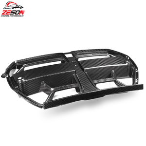 Grille de pare-chocs avant en fibre de carbone sèche style CSL pour <span class=keywords><strong>BMW</strong></span> G80 <span class=keywords><strong>M3</strong></span> G82 G83 M4 2021-2024, ajustement parfait OEM, accessoires extérieurs automobiles - Product Image 4