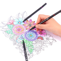 Stylo feutre FOSKA 0.4 mm à encre pigmentée colorée et imperméable pour artistes, croquis, manga, aquarelle, calligraphie et traçage de détails
