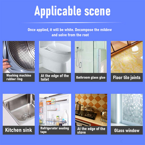 Con dấu vữa khuôn Remover Gel loại bỏ nhà nấm mốc tại chỗ khuôn vết sạch máy giặt cao su vòng tường gạch nấm mốc Remover Gel - Product Image 6