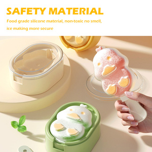 Tự làm kem khuôn nhà làm cho Popsicle đông lạnh Băng khối trẻ em cấp thực phẩm Silicone Popsicle khuôn với thanh - Product Image 2