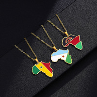 Collier Pendentif Gouttes d'Huile Vintage en Acier Inoxydable, Style National, Bijou Tendance pour l'Afrique, l'Europe et l'Amérique