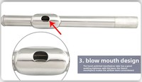 16 Closed Holes Flute C Key Flute Concert Performance Flute Professional Woodwind Instruments Transverse Flute