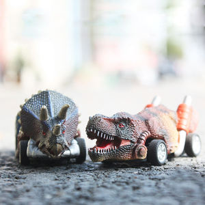 Vente chaude promotion Cadeaux 6 modèles Pull Back Dinosaur Cars Réaliste dinosaure Voiture Véhicules Jouets pour enfants - Product Image 6