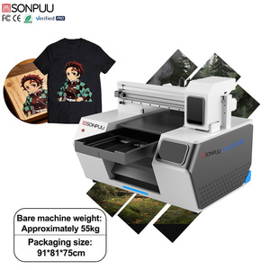 Yüksek Maliyet Performanslı UV Yazıcılar, Tişört, Ahşap, Metal, Akrilik, Cam için Görsel Konumlandırmalı A3 UV Mürekkep Püskürtmeli Yazıcı - Product Image 1