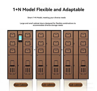 Casier à bagages intelligent en acier étanche, personnalisable OEM, pour aéroports, hôtels et gares routières - Vente en gros