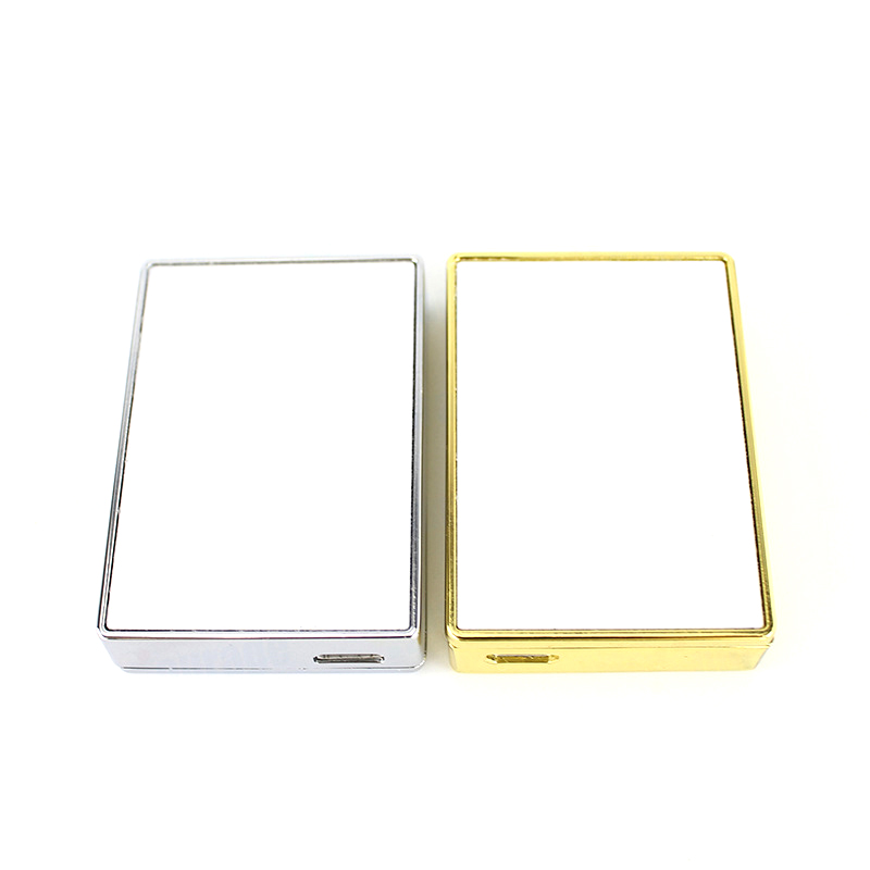 HH70 высокое качество белый металл пустая сублимационная Зажигалка печати с покрытием пустой зажигалки термопресс Печать Белый зажигалка