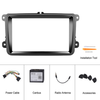 Podofo 7'' Kits de cadre et de panneaux de tableau de bord pour Seat/VW/Skoda avec Canbus, accessoires automobiles, cadre dédié, fournisseur en gros